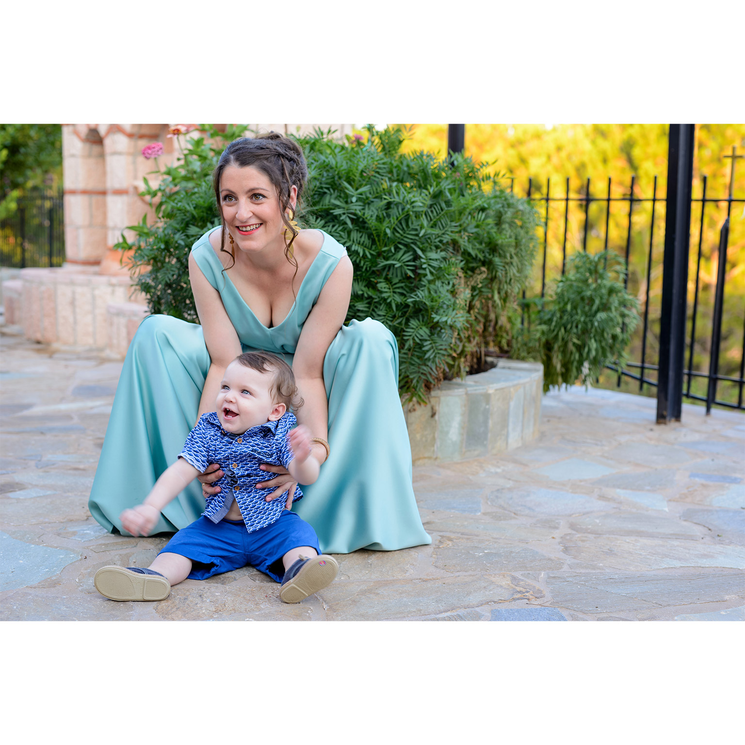 Greek Orthodox baptism ceremony in Argos