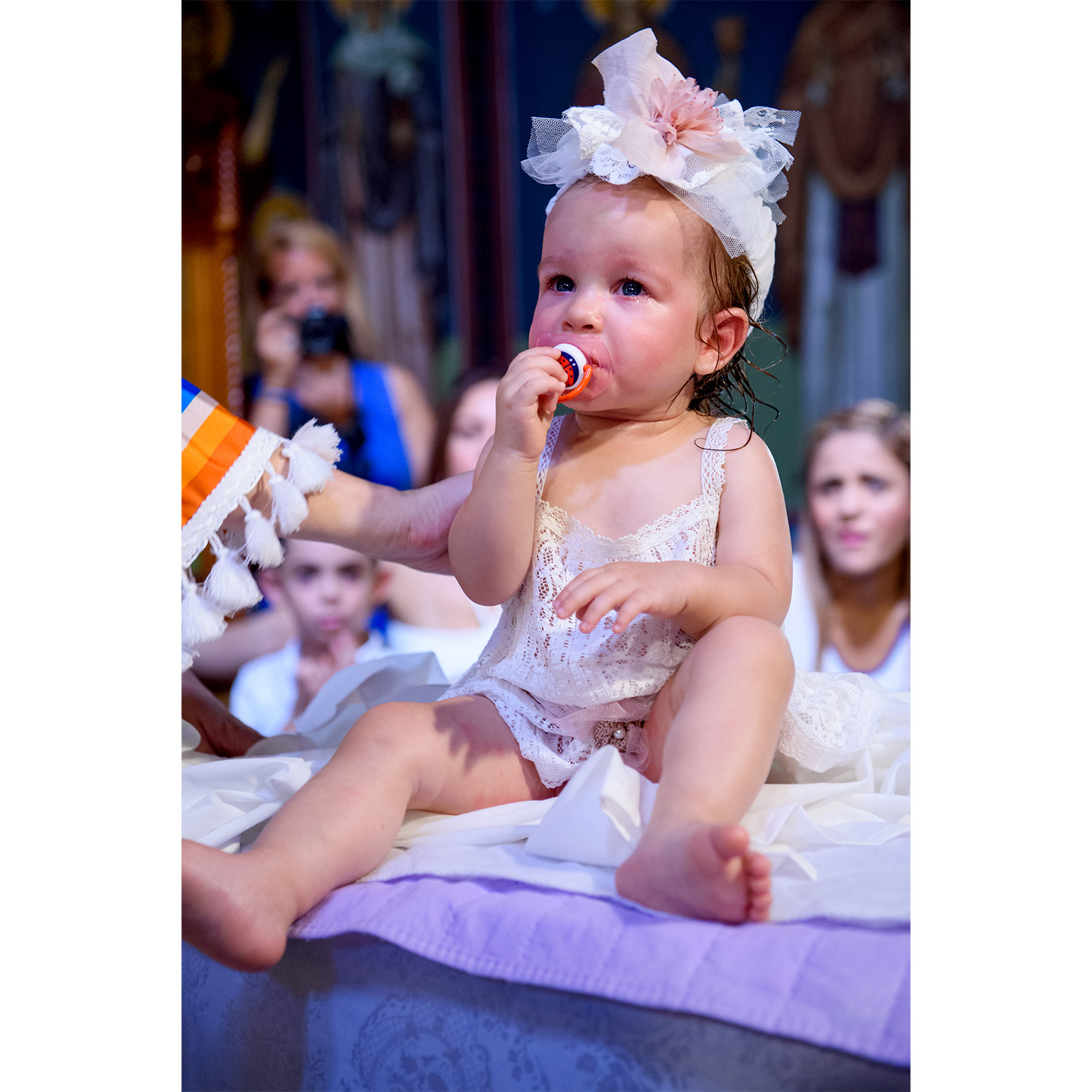 Greek Orthodox baptism ceremony in Athens